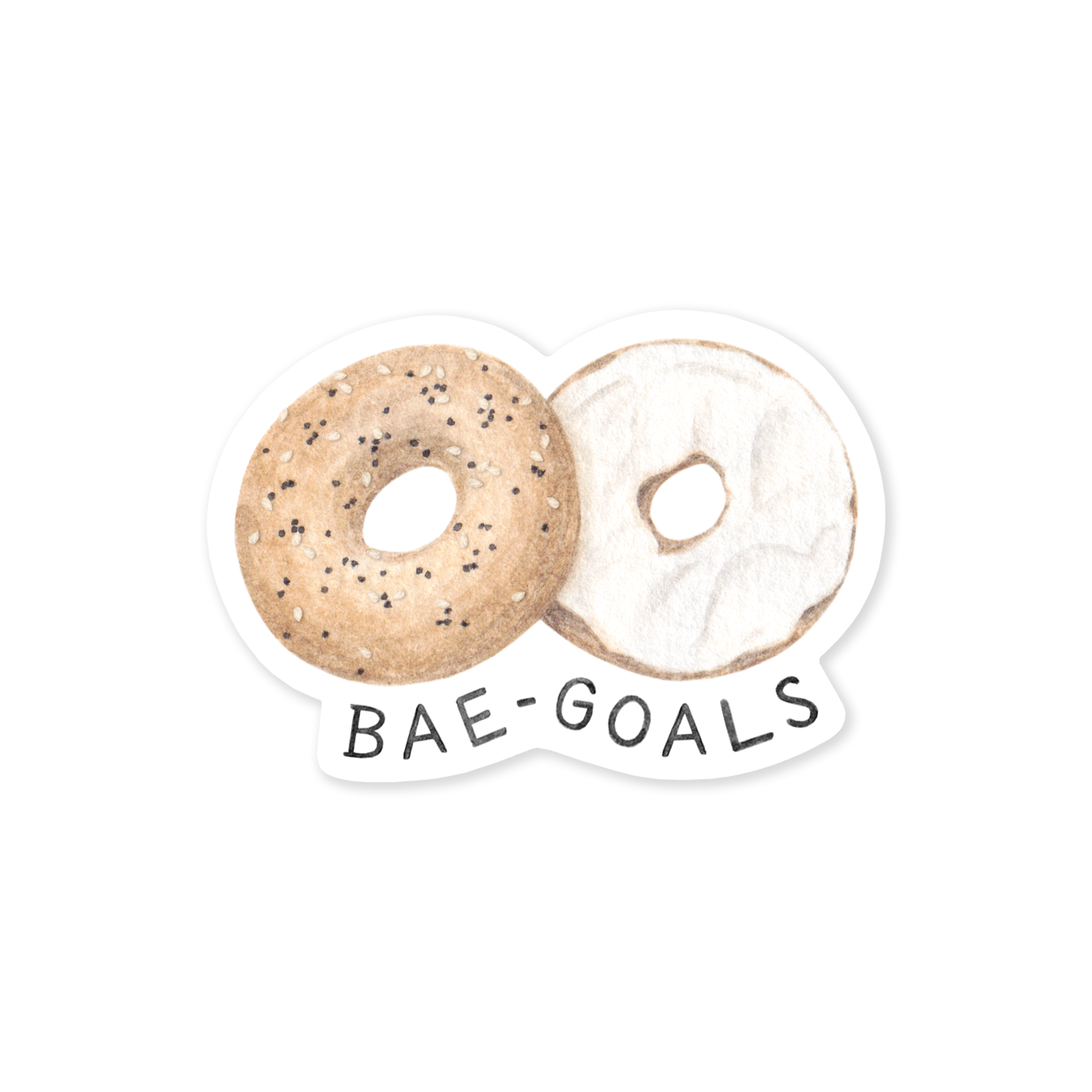Everything Bagel Relationship Sticker