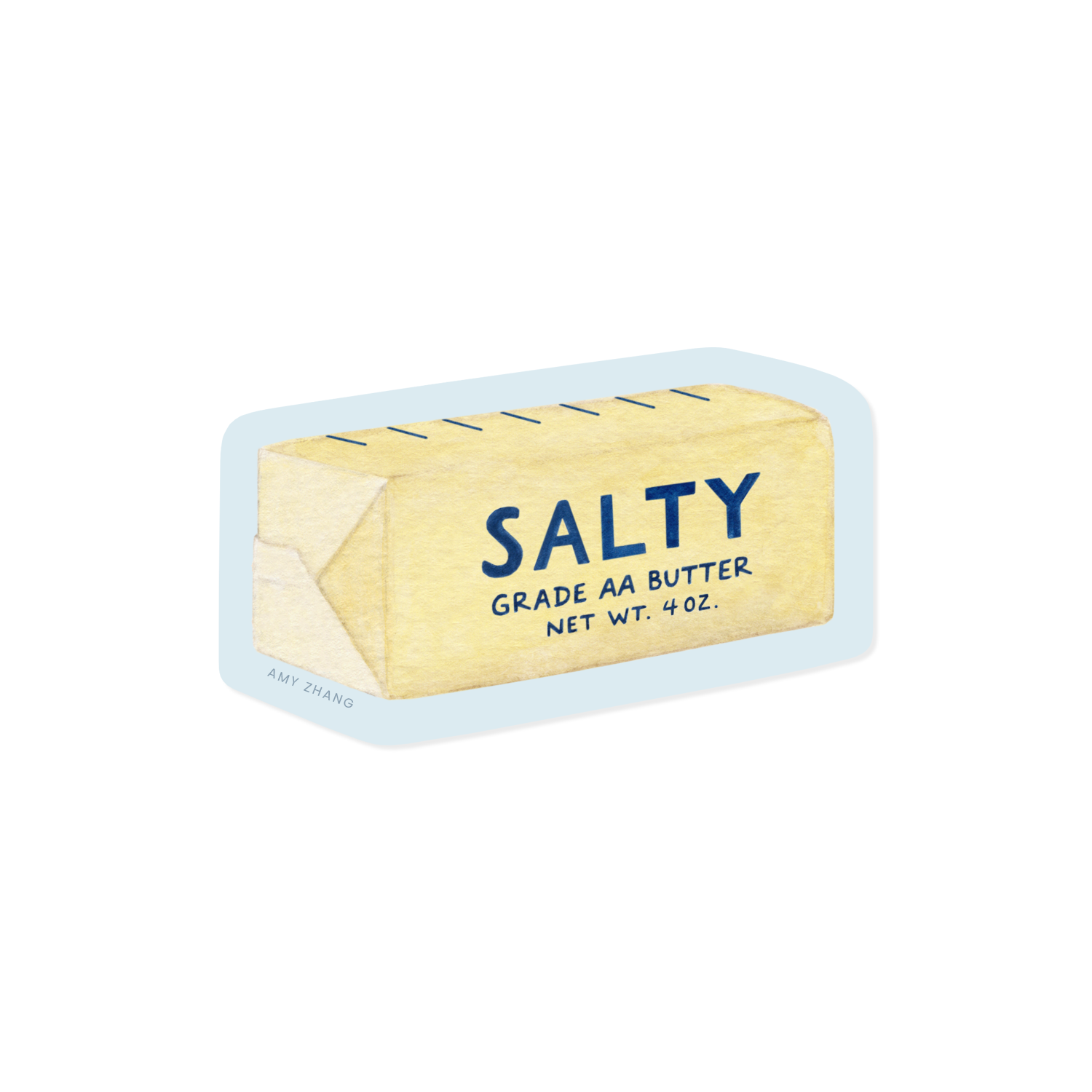 Salty Stick Of Butter Sticker