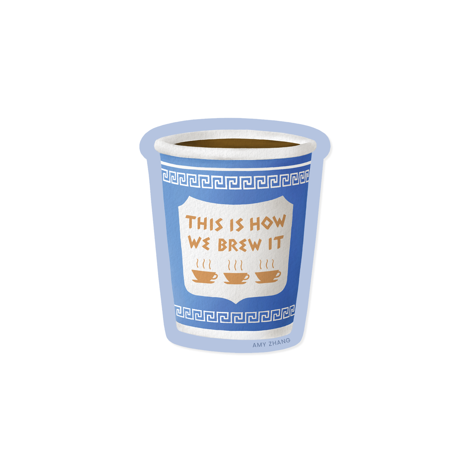 This Is How We Brew It Coffee Sticker