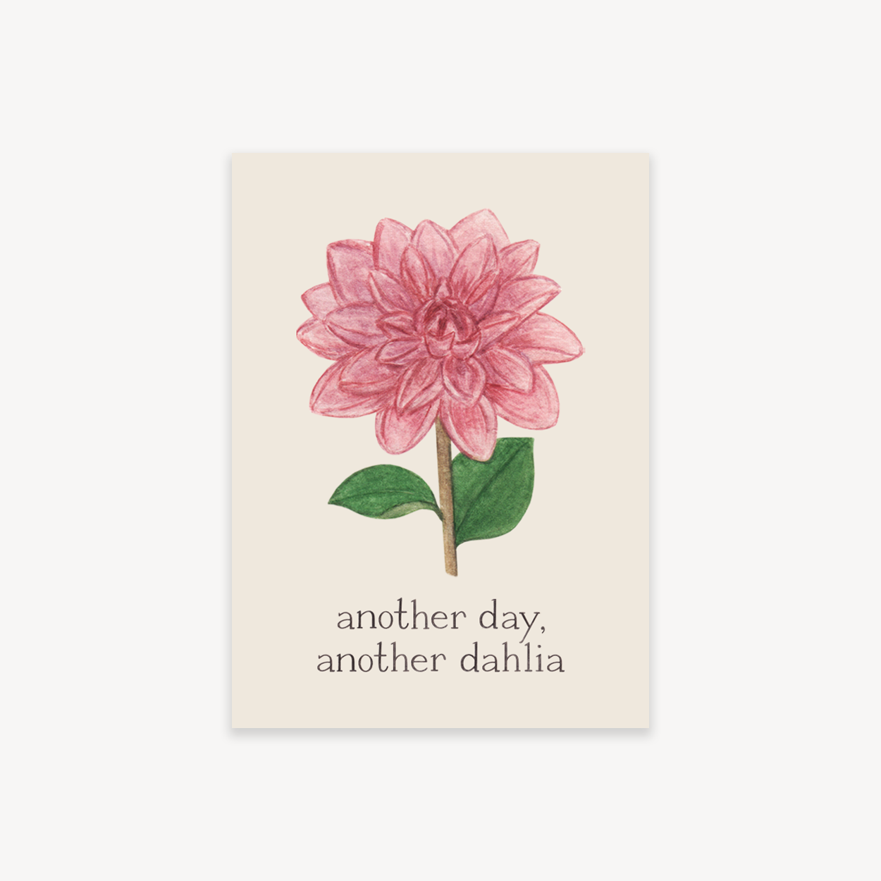 Another Dahlia Flower Power Sticker