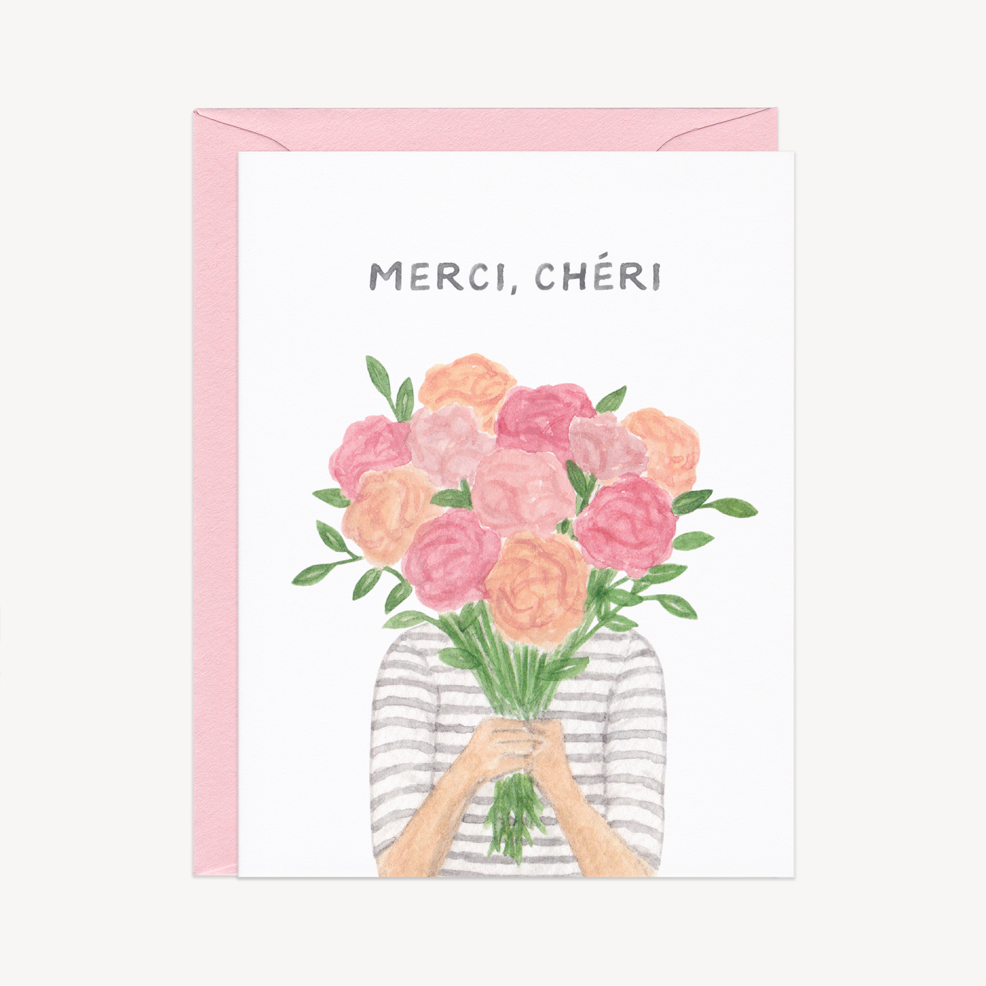 Merci Chéri Thank You Card