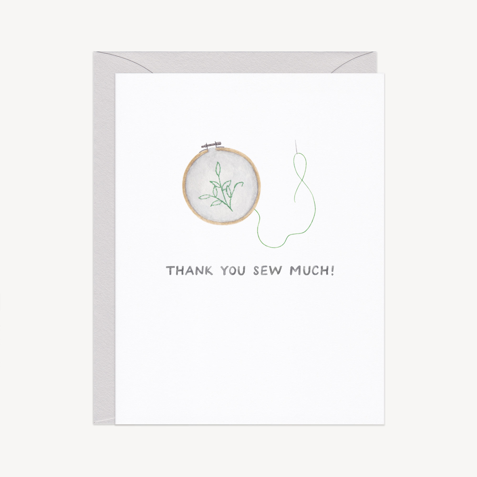 Thank You Sew Much Appreciation Card