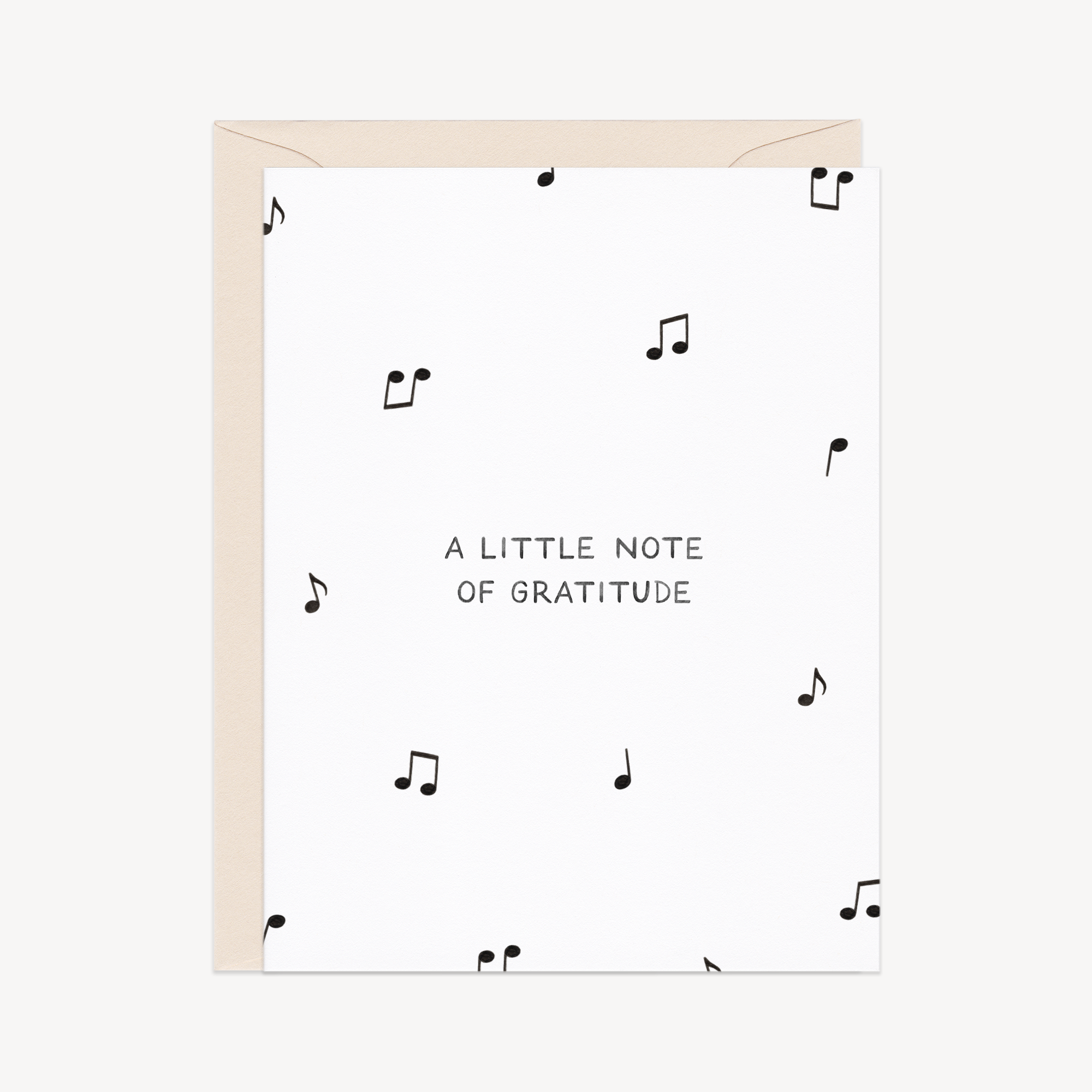 Little Note Of Gratitude Thank You Card