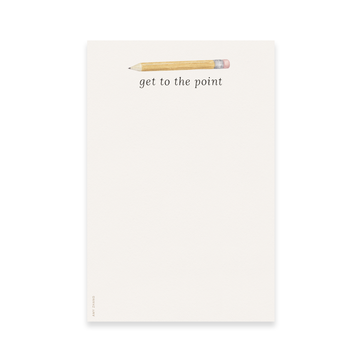 Get To The Point Pencil Notepad