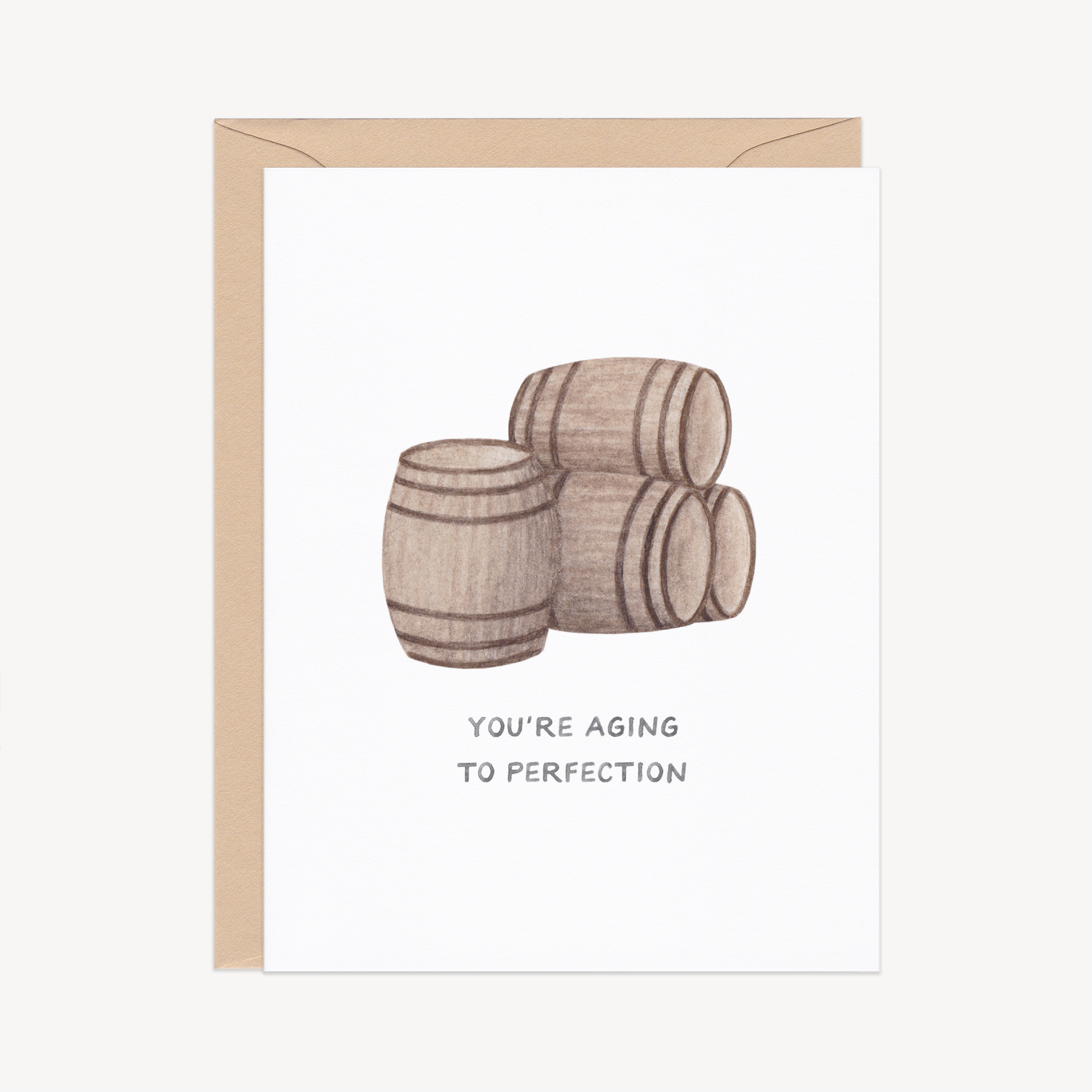 Aging To Perfection Birthday Card