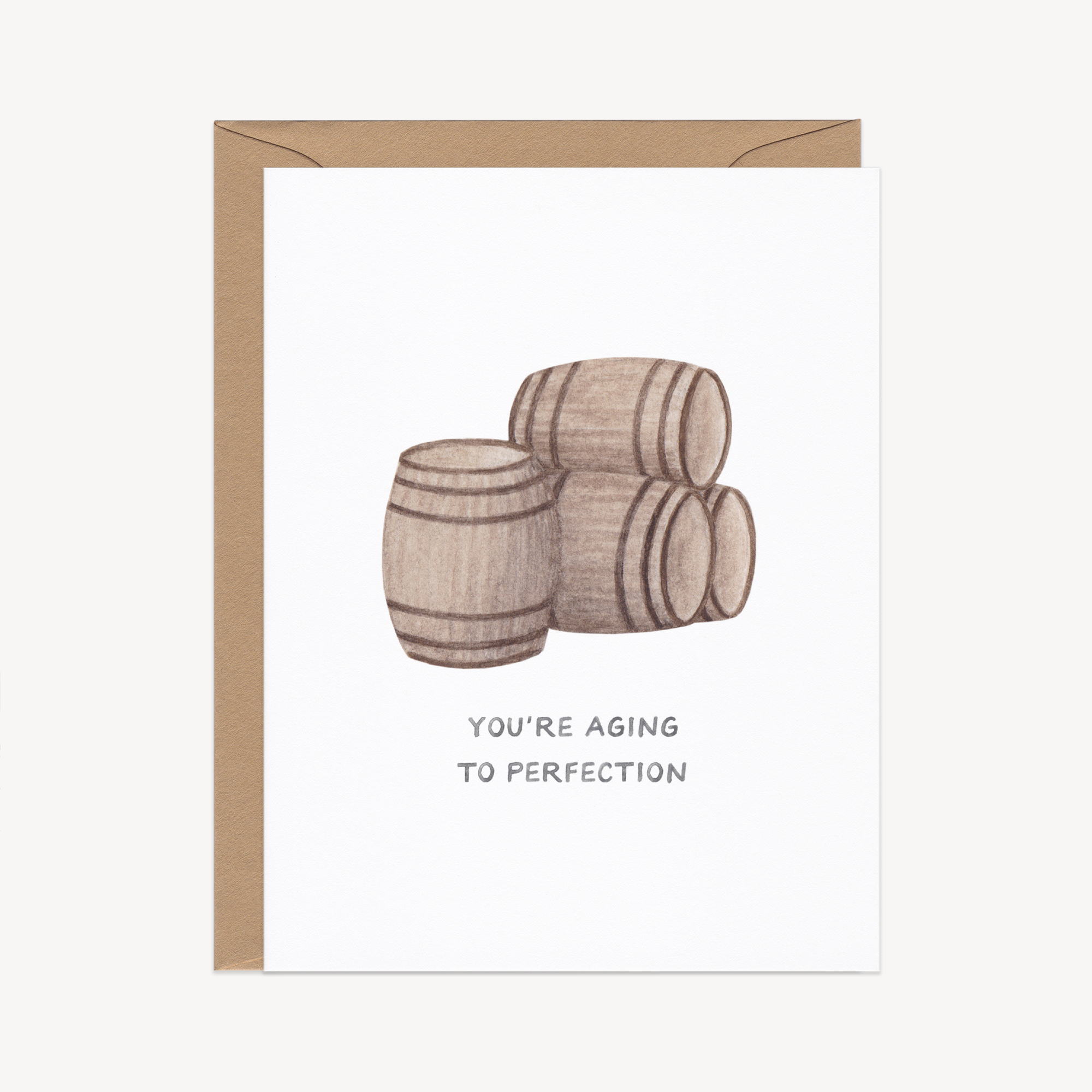 Aging To Perfection Birthday Card