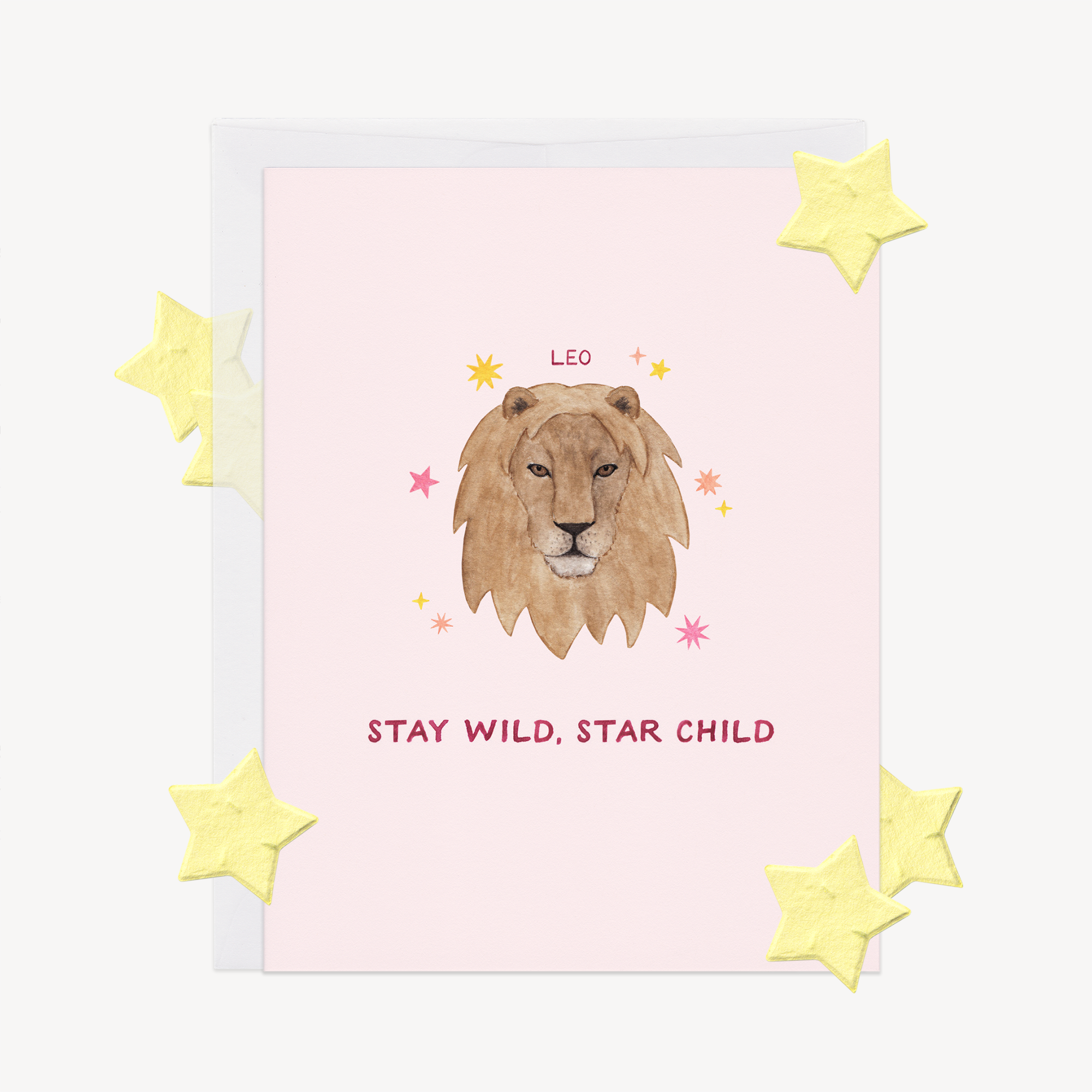 Stay Wild Leo Astrology Card w/ Plantable Confetti