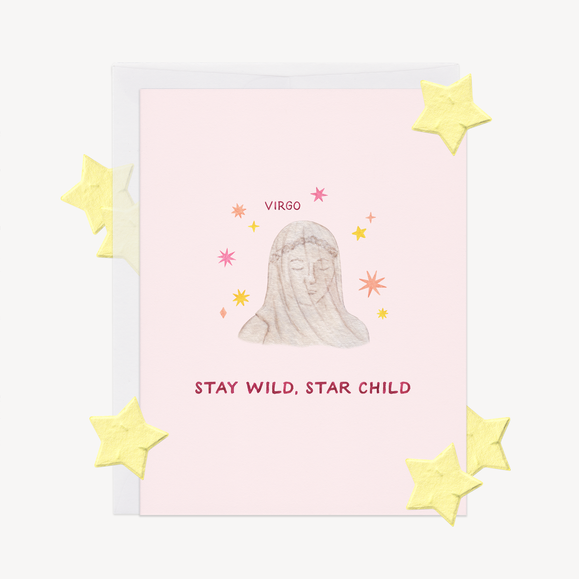Stay Wild Virgo Astrology Card w/ Plantable Confetti