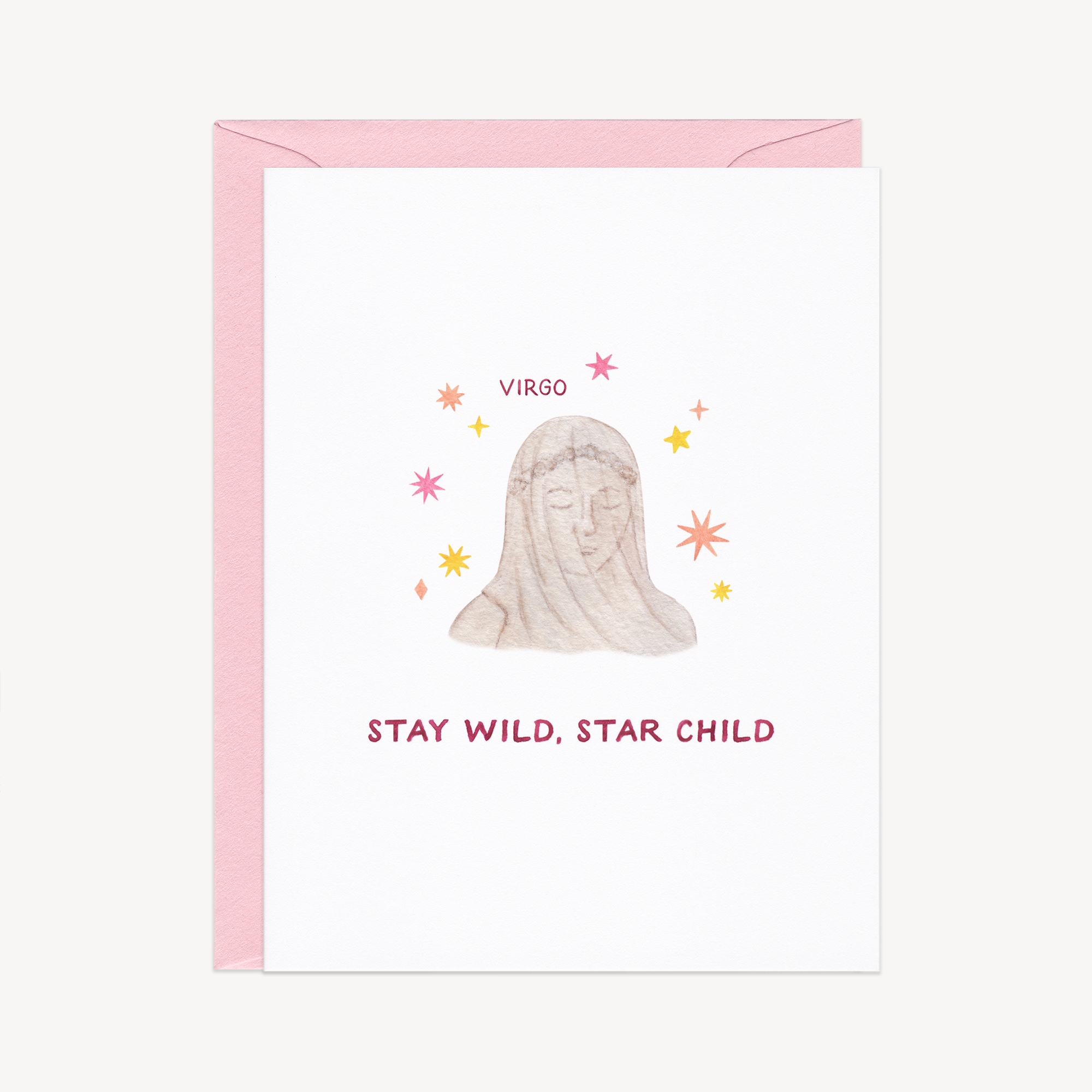 Stay Wild Virgo Astrology / Birthday Card