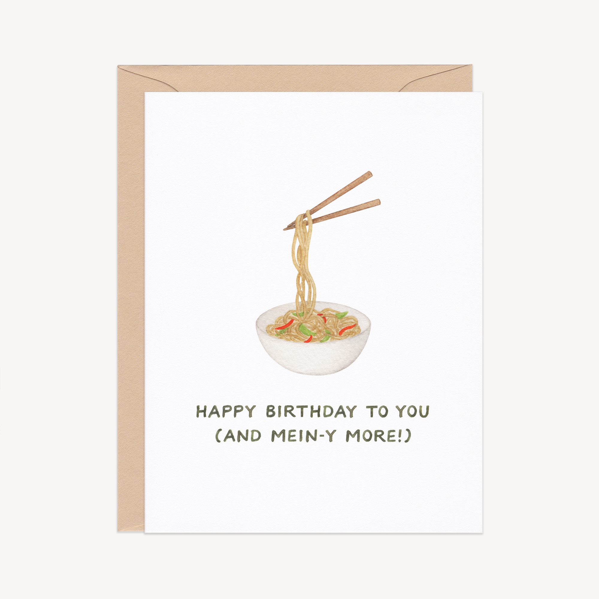 Many More Longevity Noodles Birthday Card