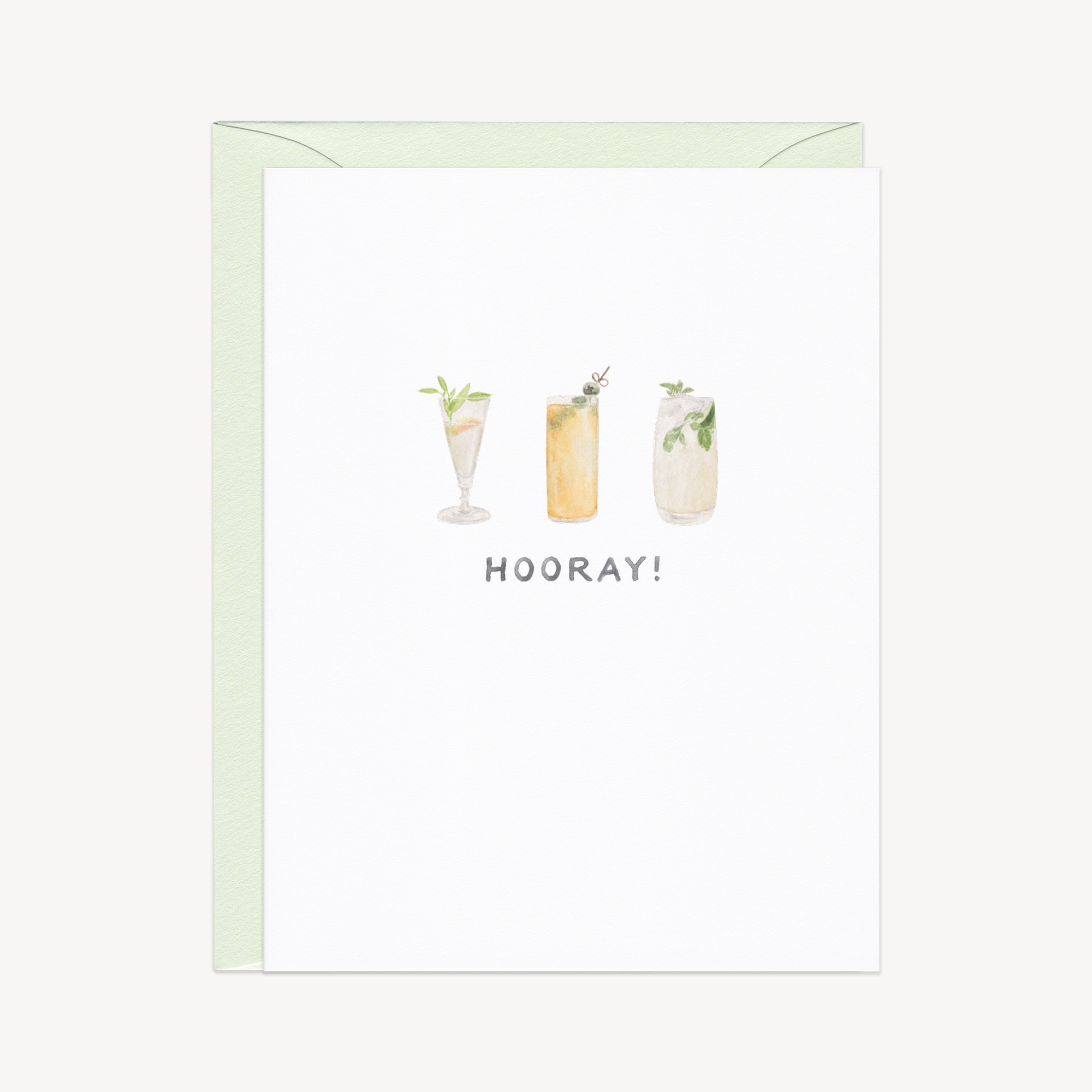 Hooray Cocktails Celebration Card