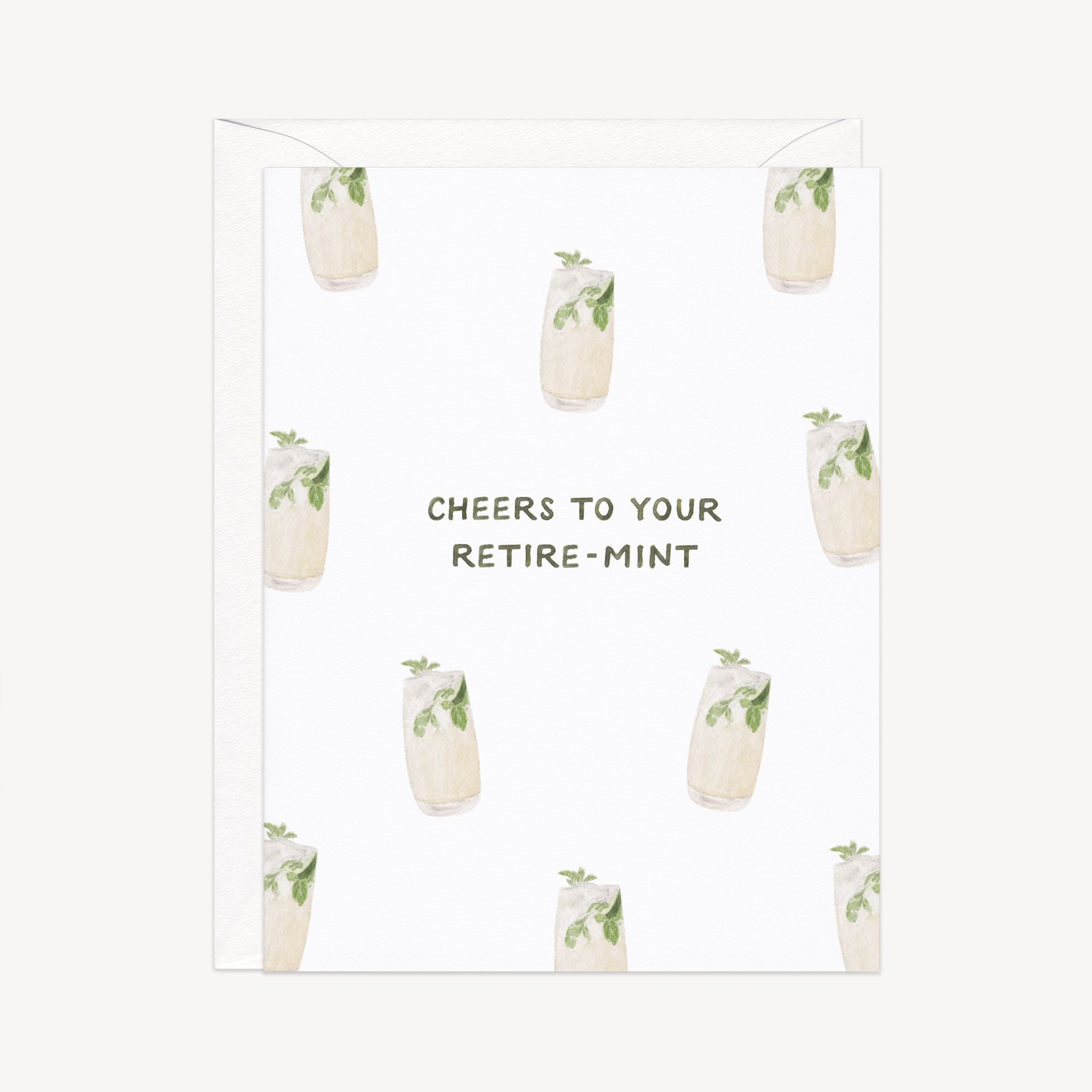 Cheers To Your Retire-mint Congrats Card