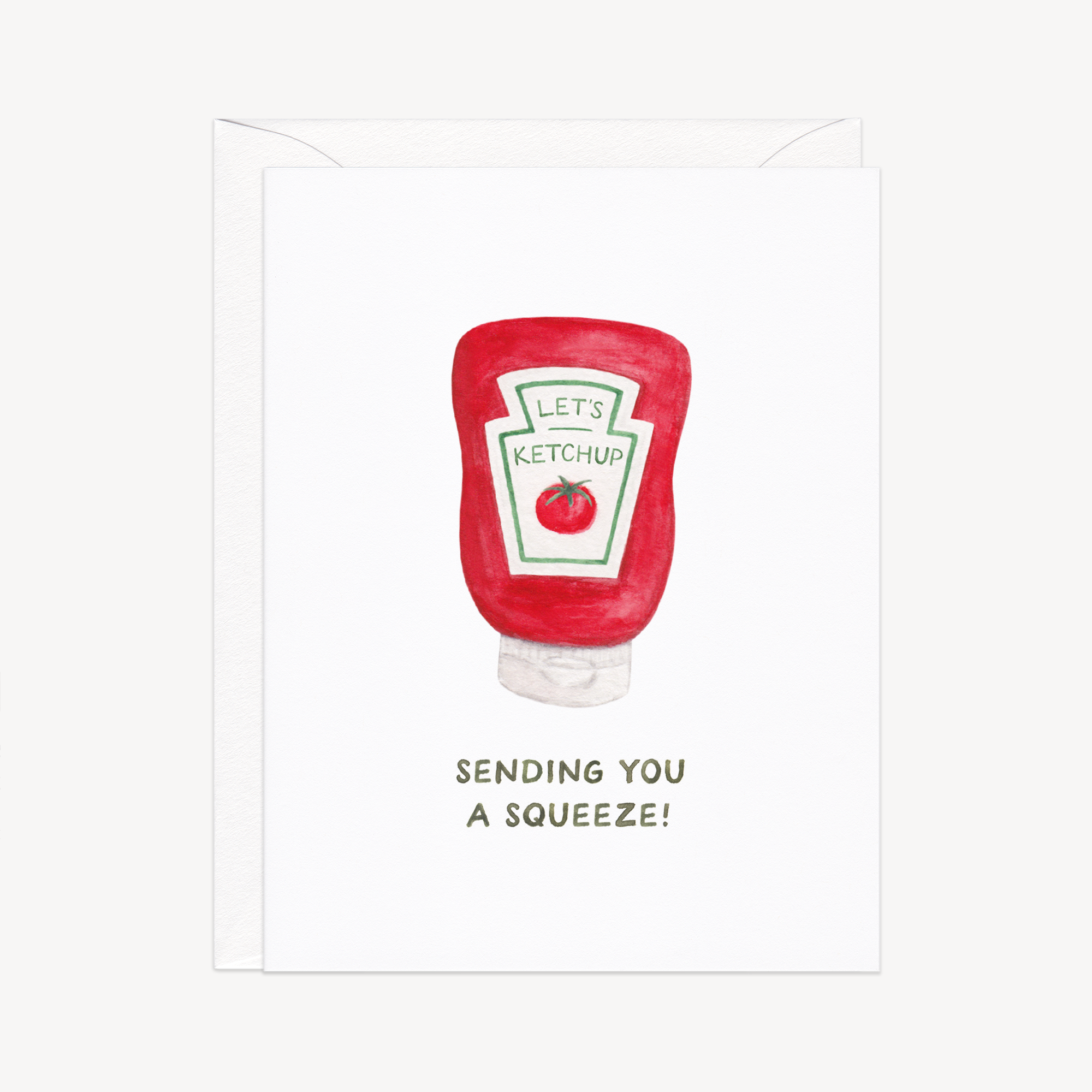 Sending A Squeeze Ketchup Everyday Card