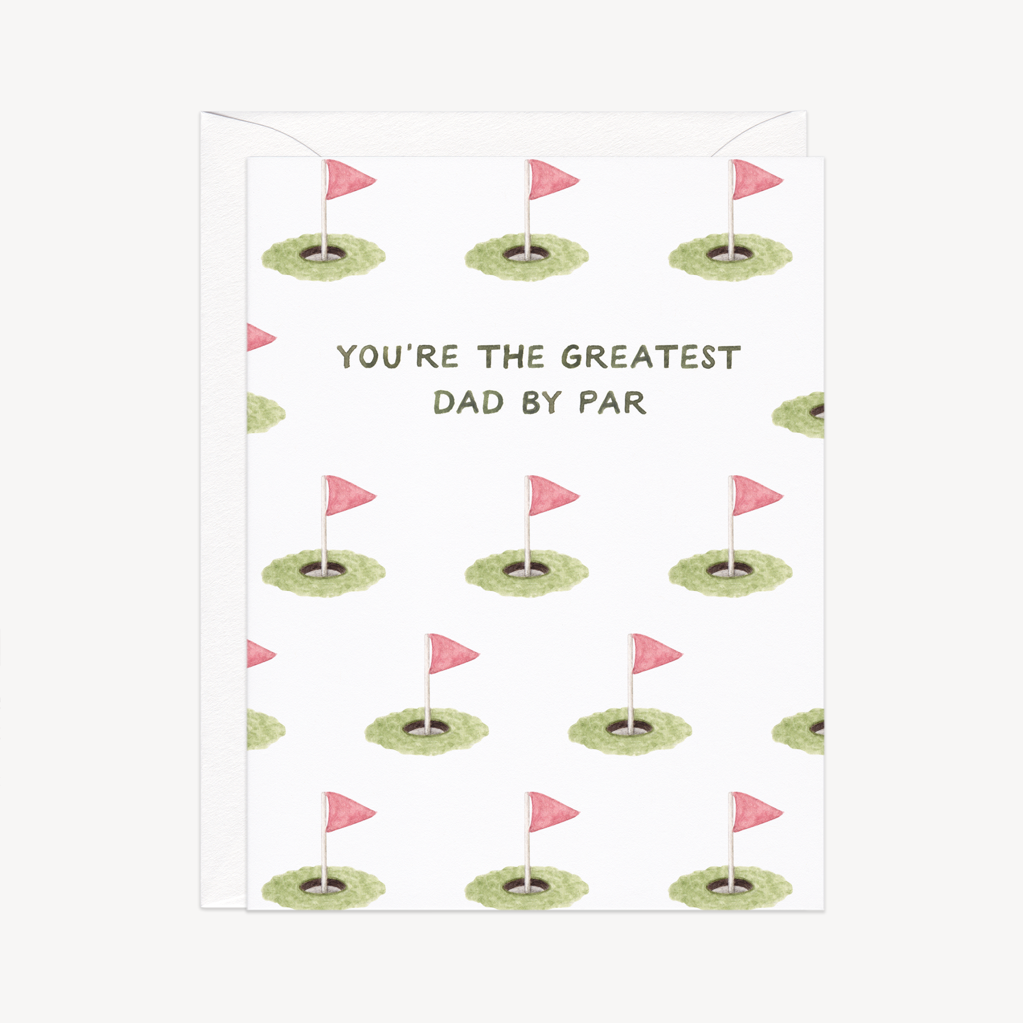 Greatest Dad By Par Father&#39;s Day Card