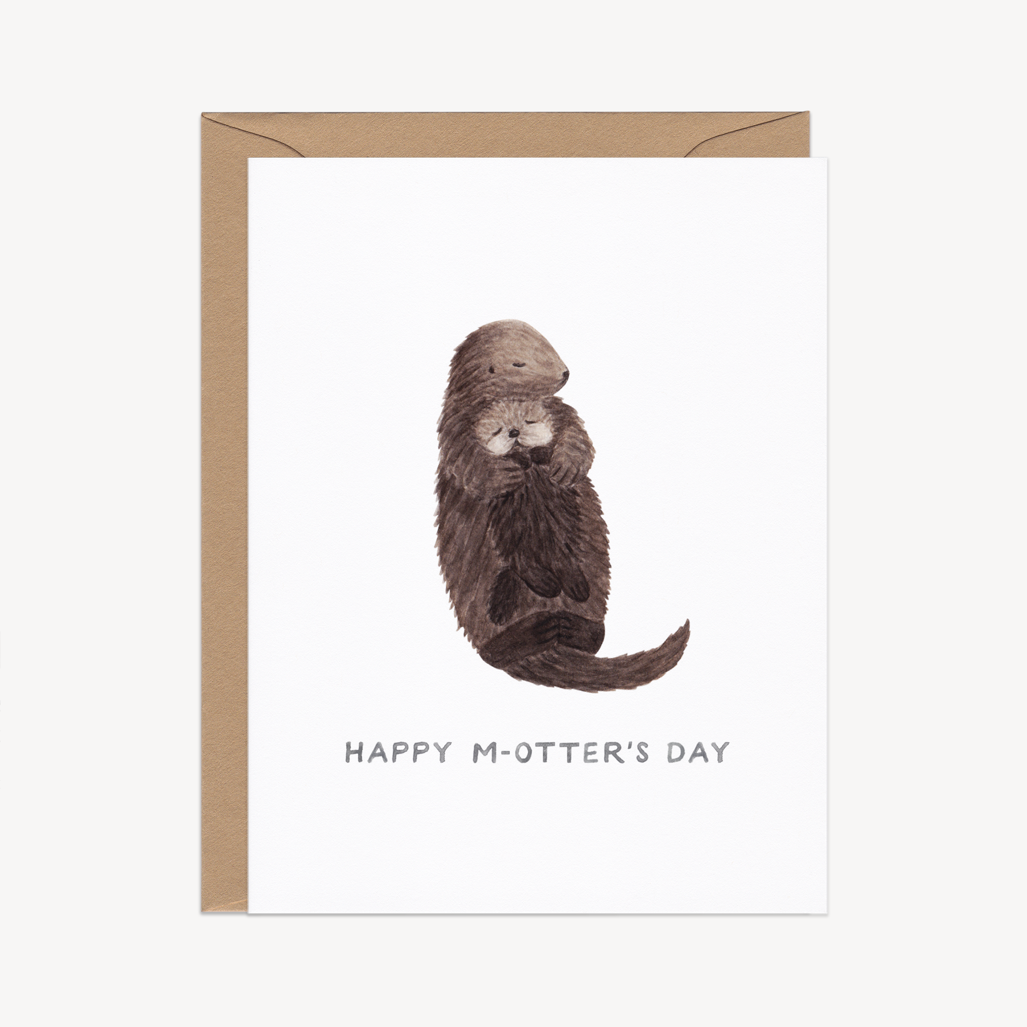 Otter Mom Mother&#39;s Day Card