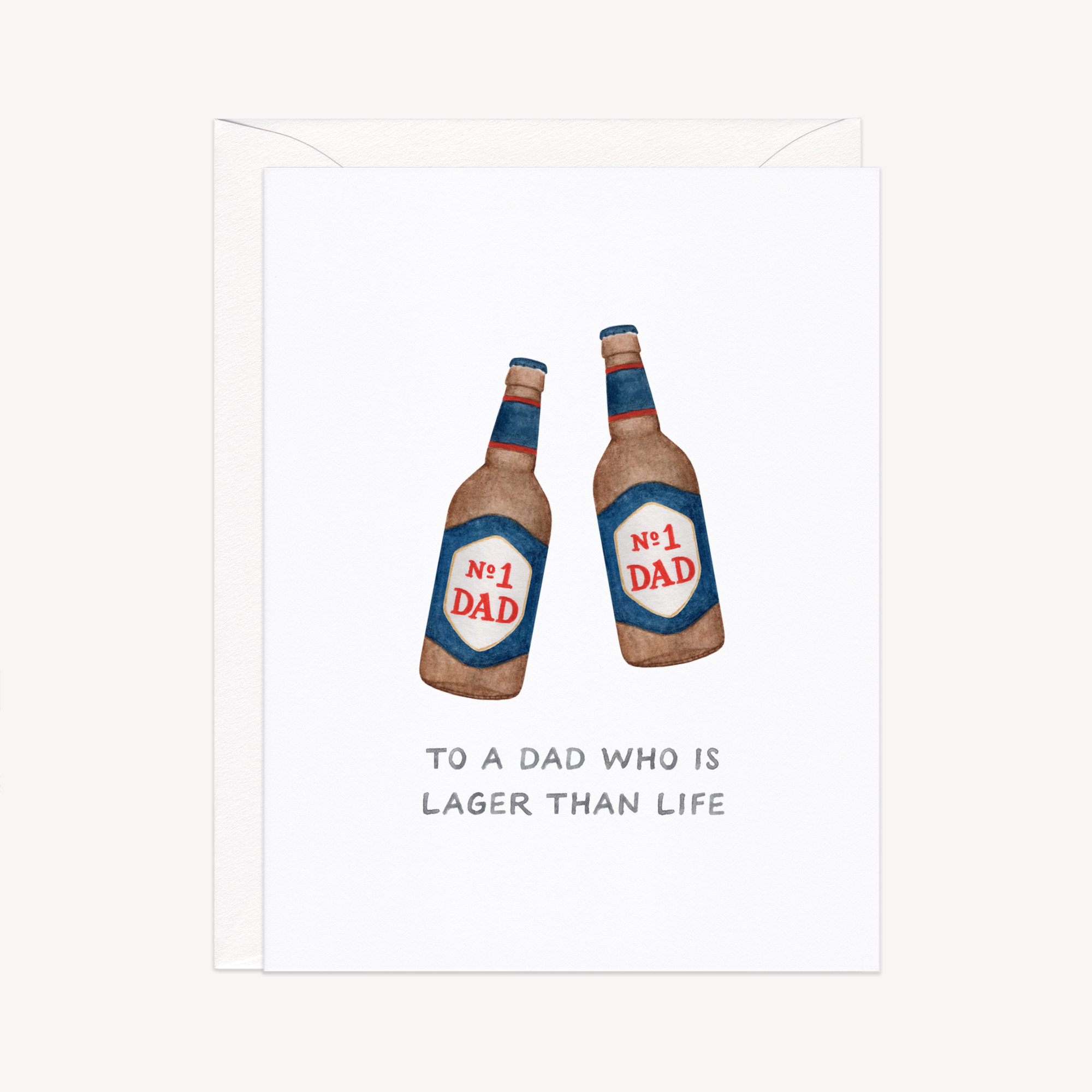 Lager Than Life Father&#39;s Day Card