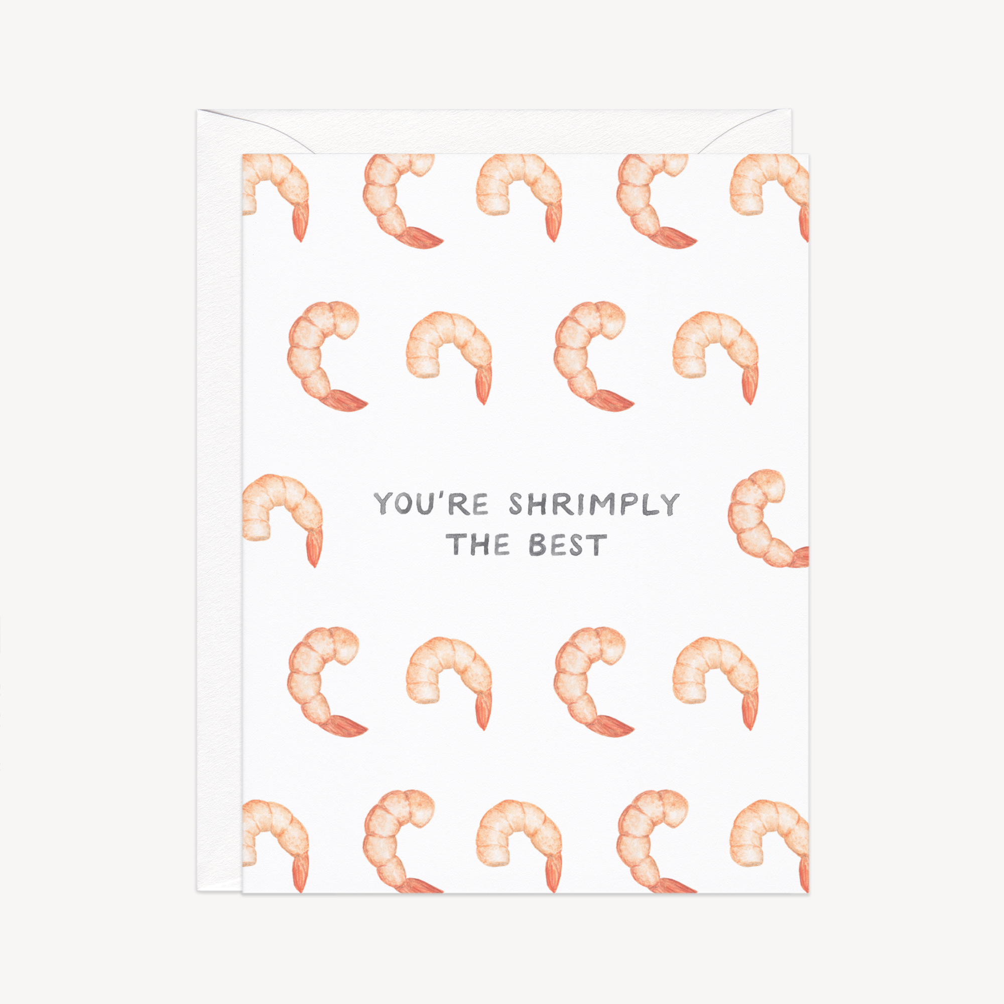 Shrimply The Best Friendship Card