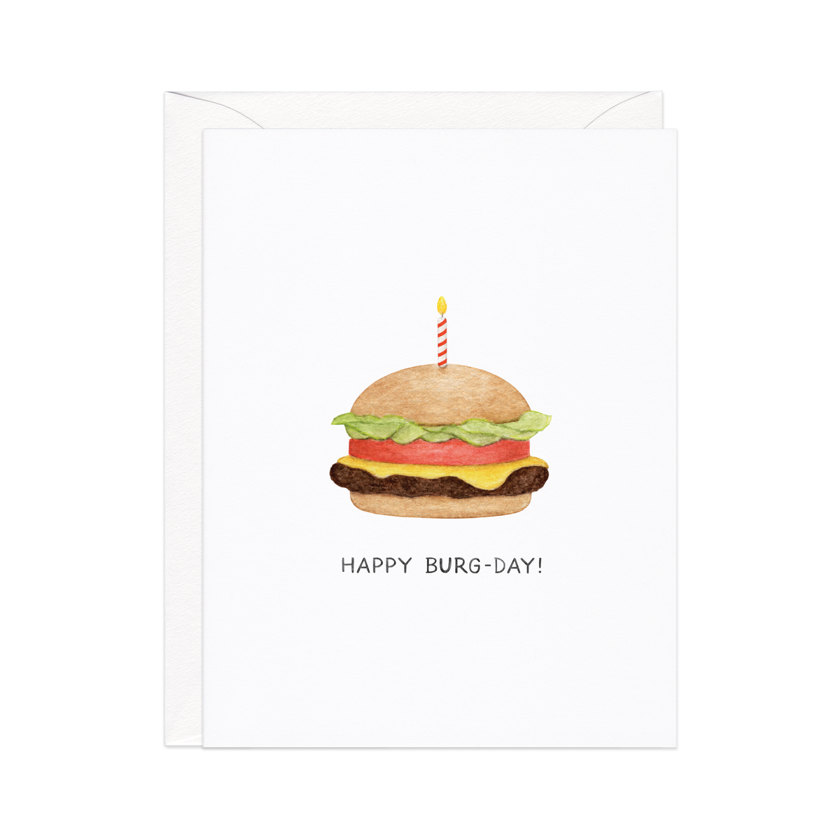 Happy Burg-day Birthday Card