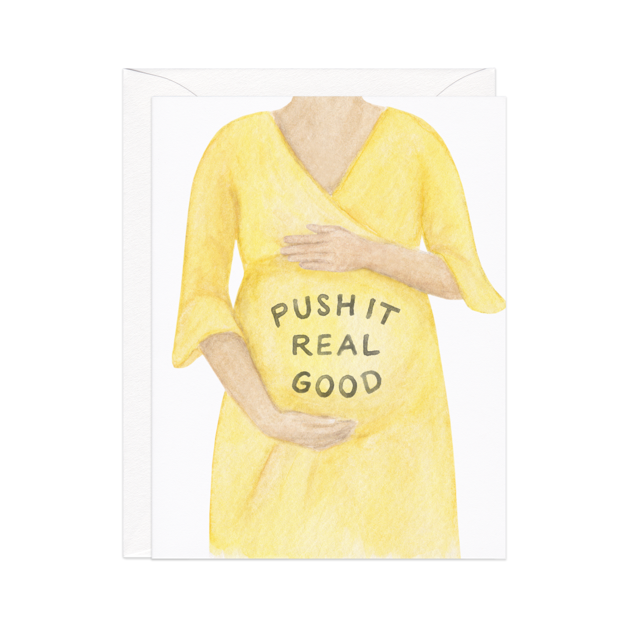 Push It Real Good Pregnancy Card