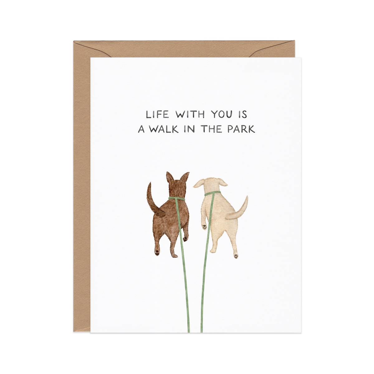 Walk In The Park Love Card