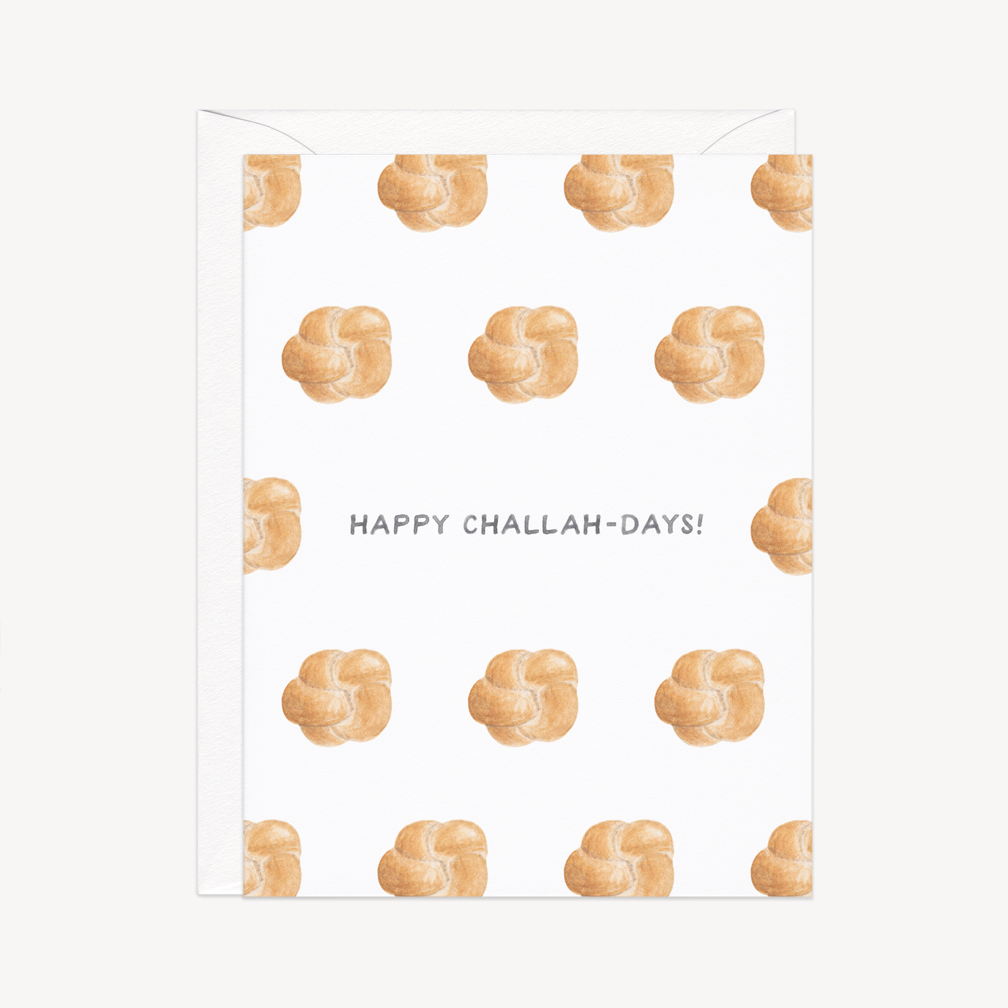 Happy Challah-Days Hanukkah Card
