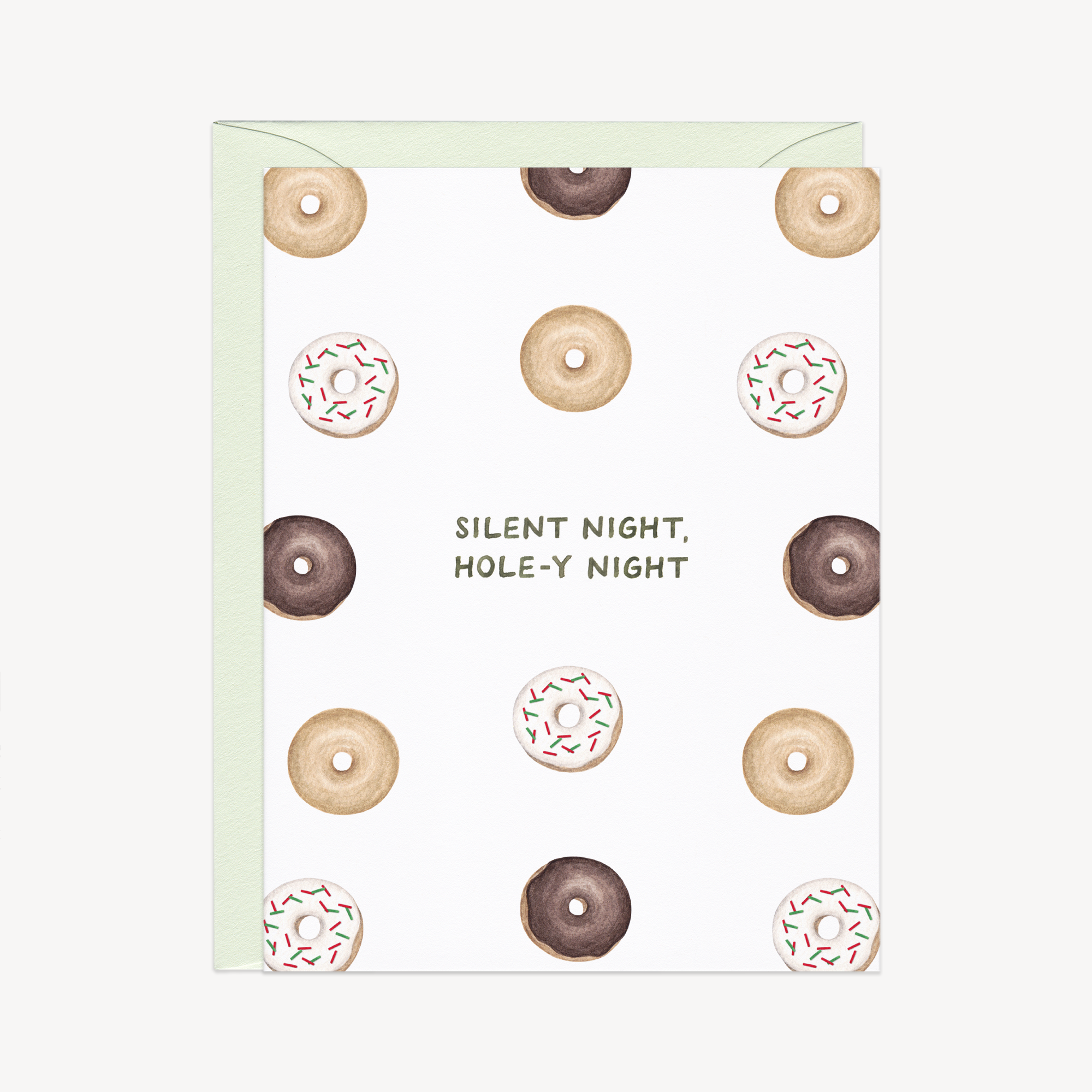 Hole-y Night Donut Holiday Card