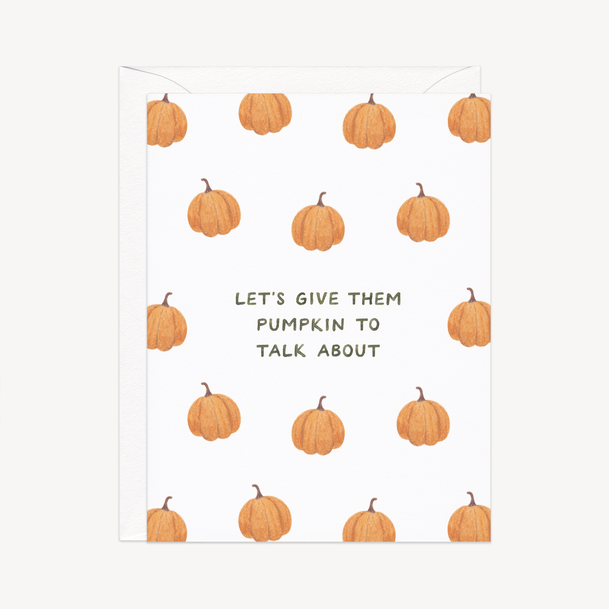 Pumpkin To Talk About Fall Card