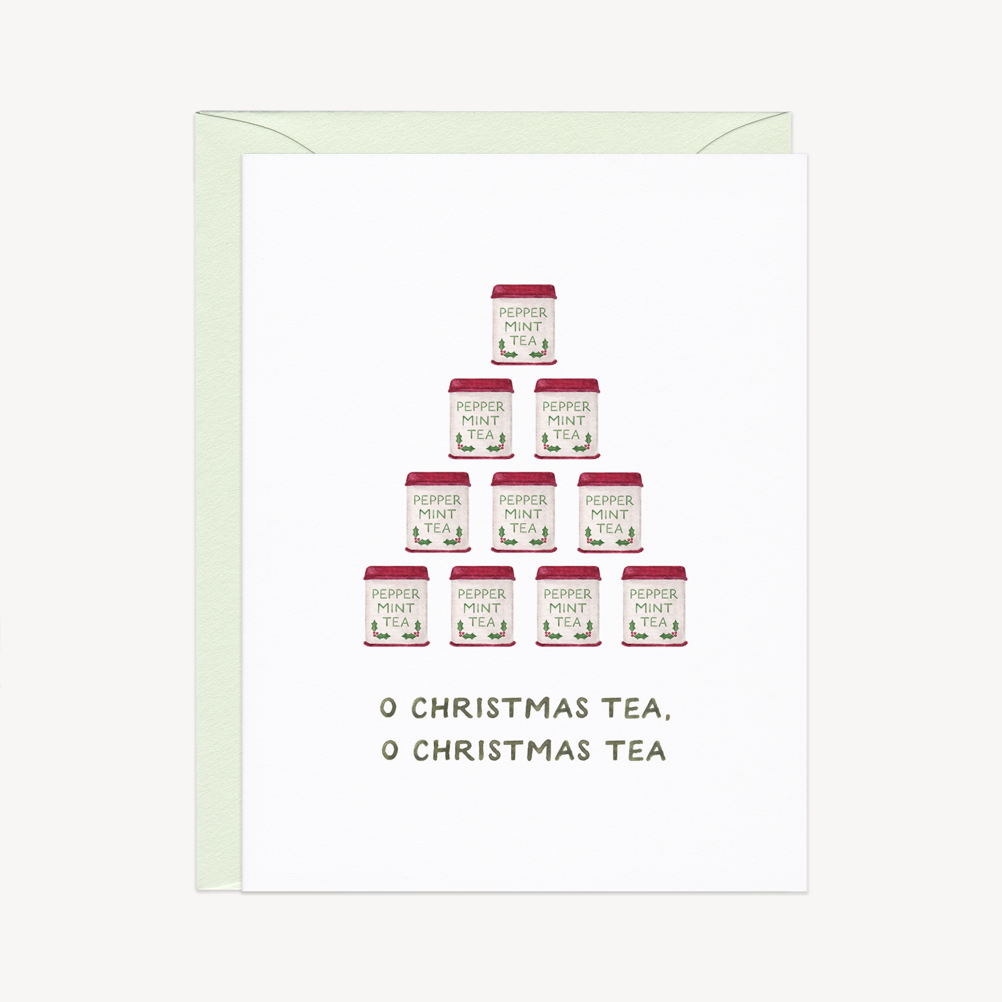 O Christmas Tea Holiday Card