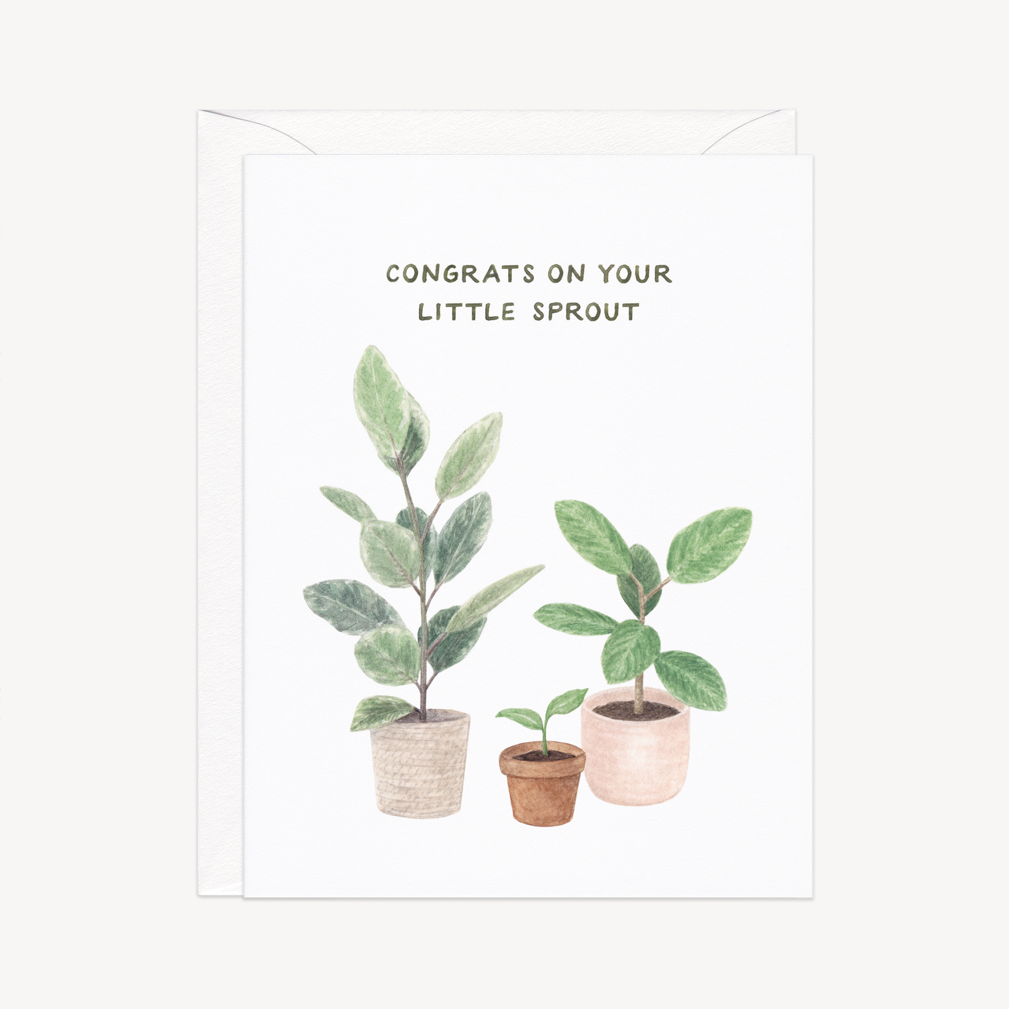 Little Sprout New Baby Card