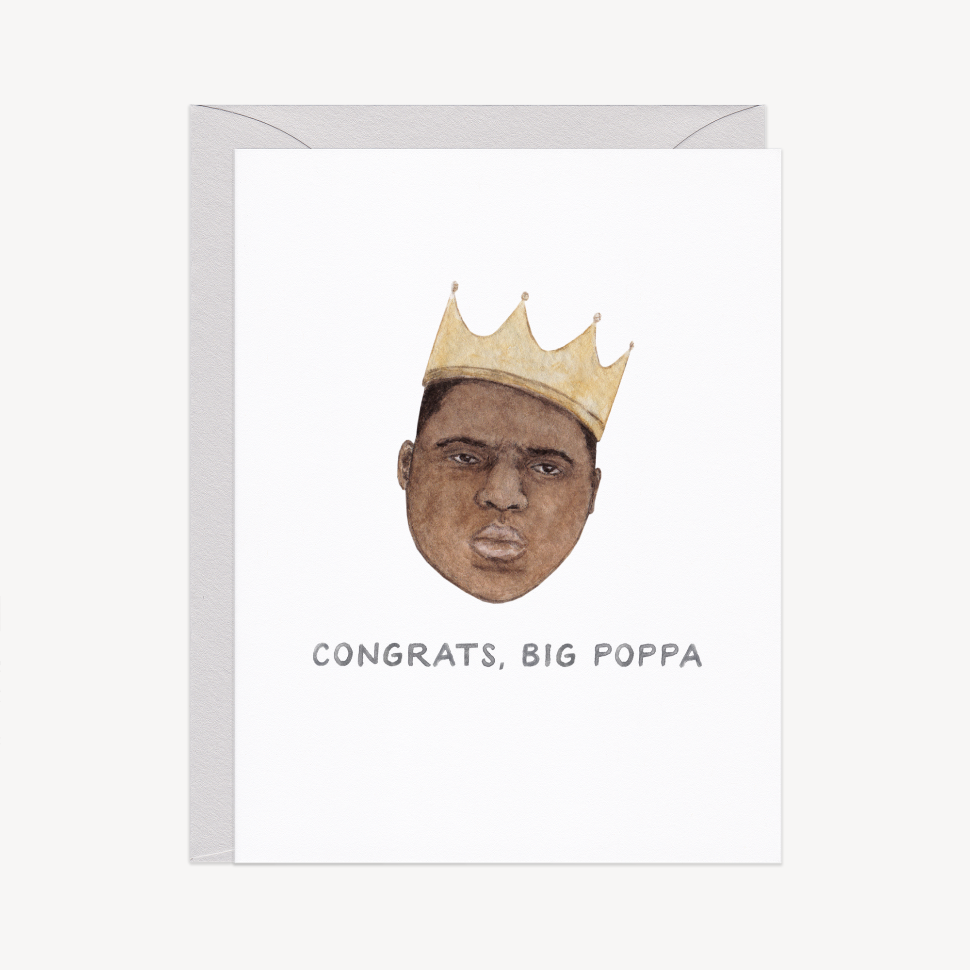 Congrats Big Poppa New Dad Card