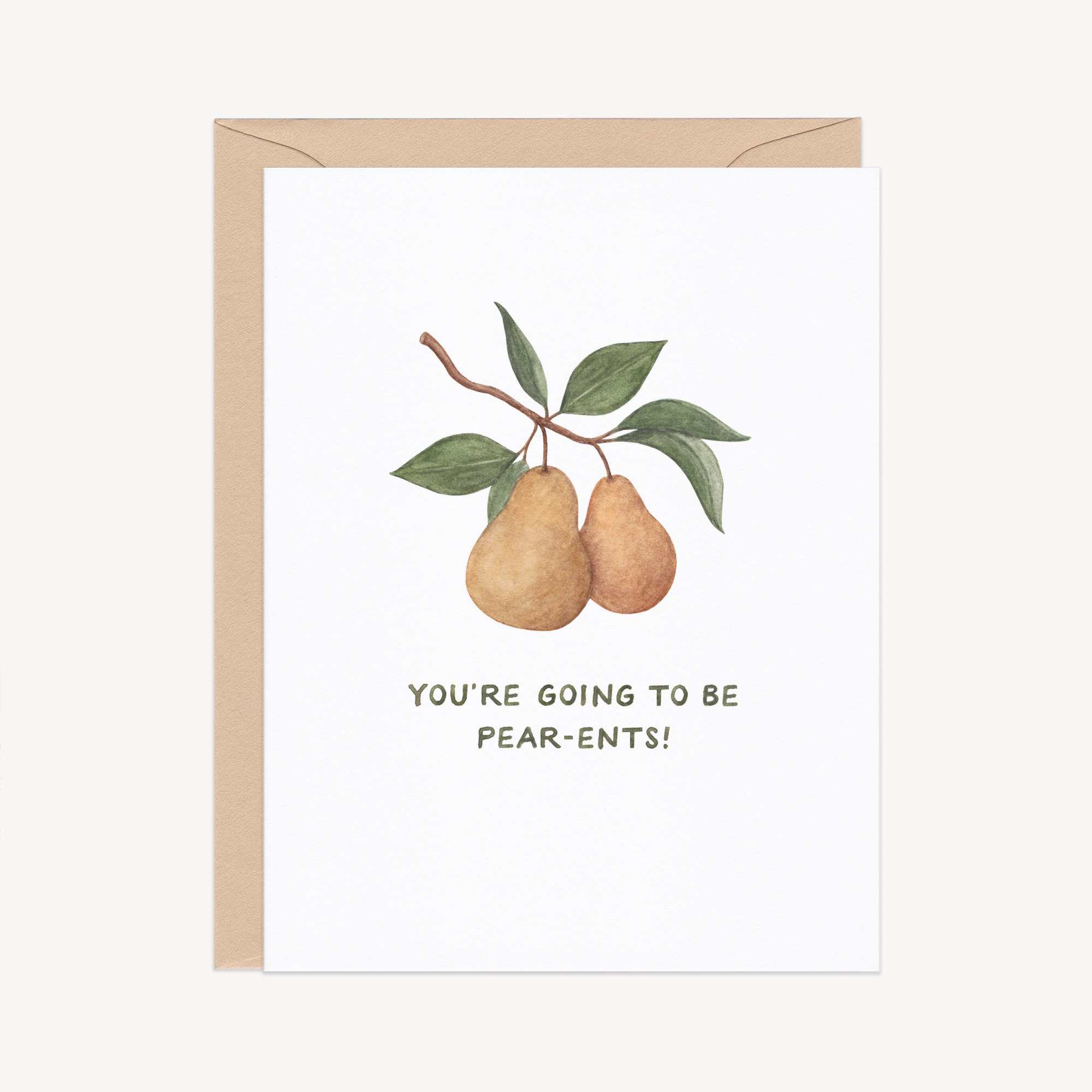 New Pear-ents New Baby Card