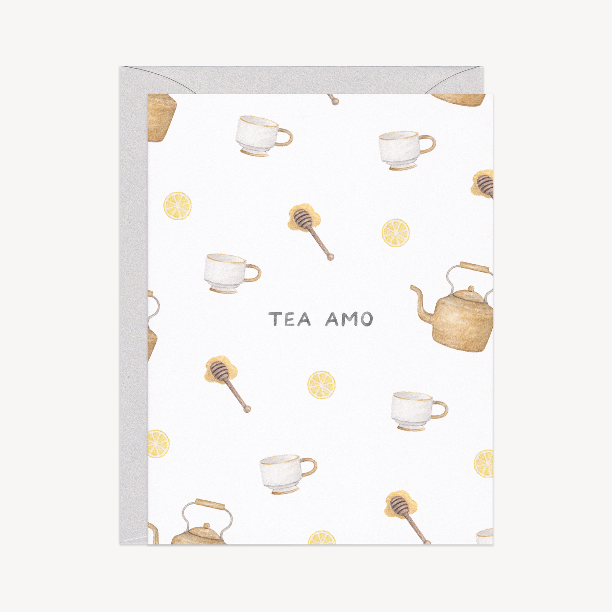 Tea Amo Spanish Love Card