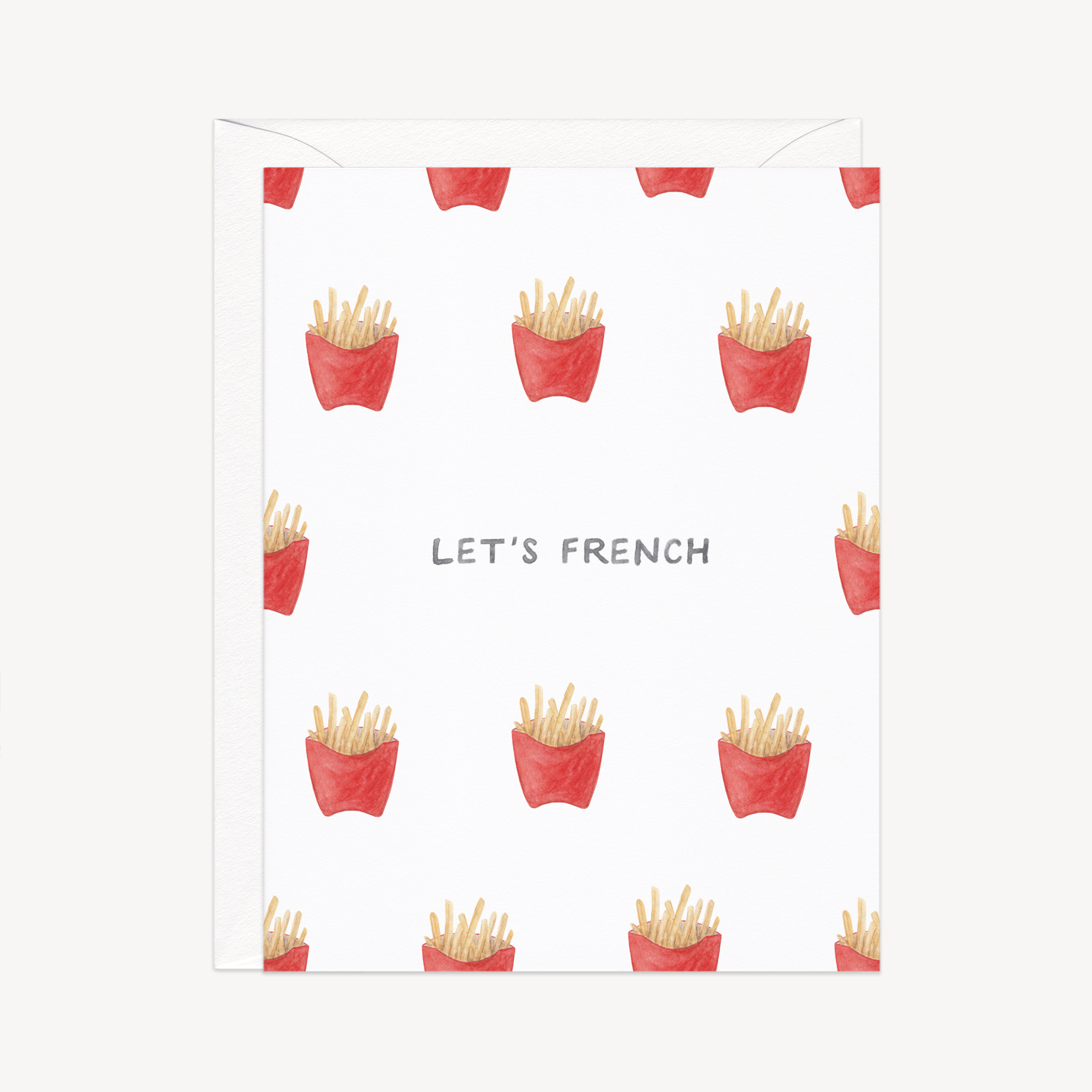 Let’s French (Fry) Love Card