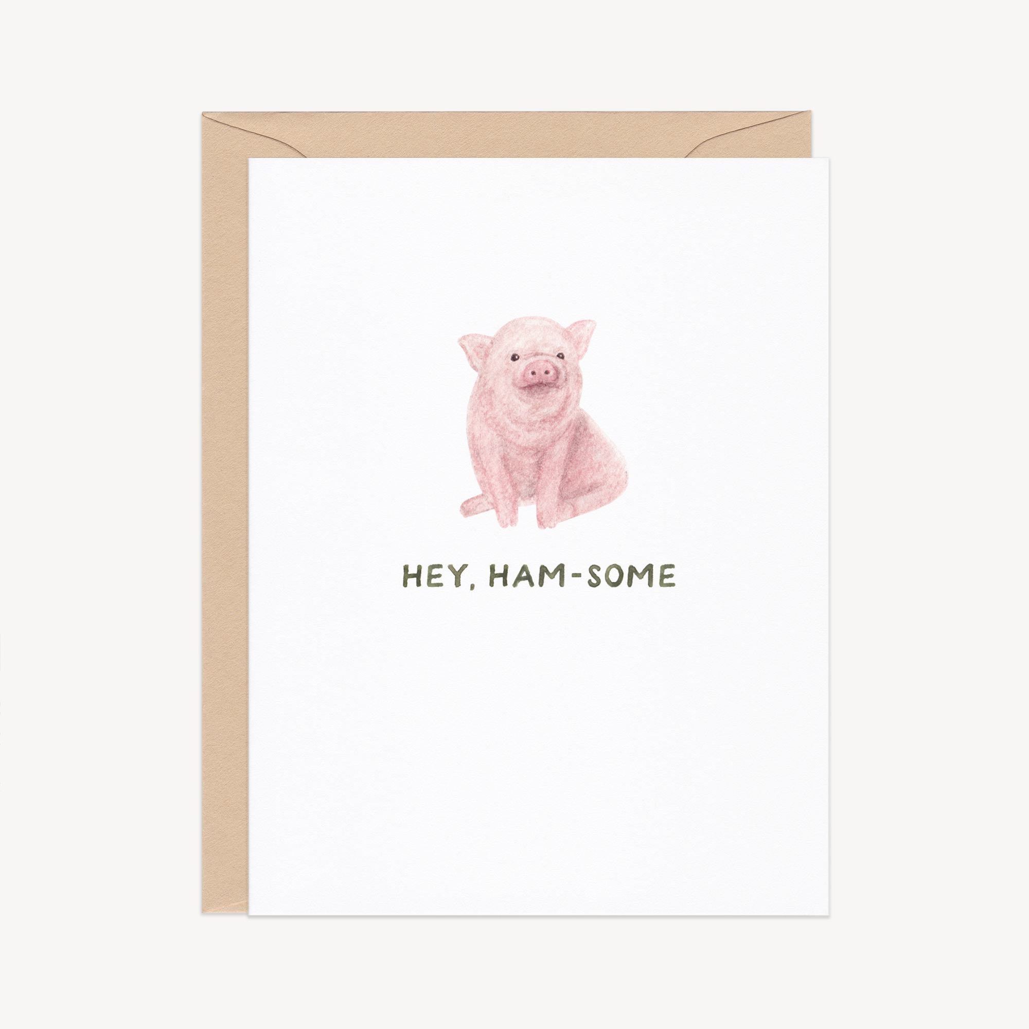 Hey, Ham-some Love / Anniversary Card