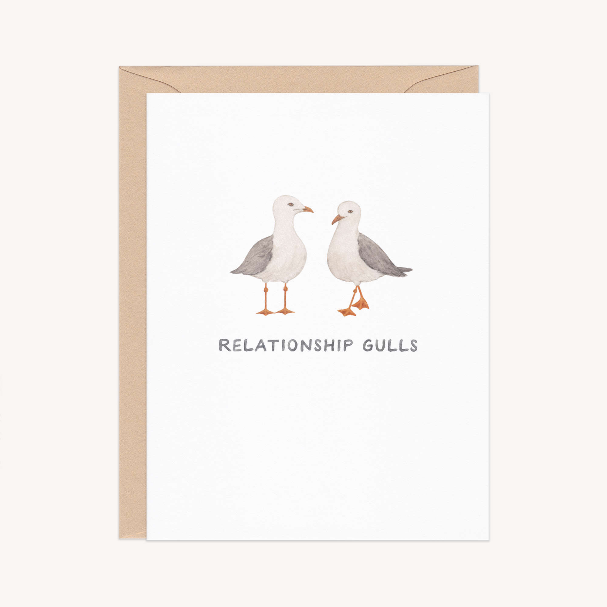 Relationship Gulls Love / Anniversary Card