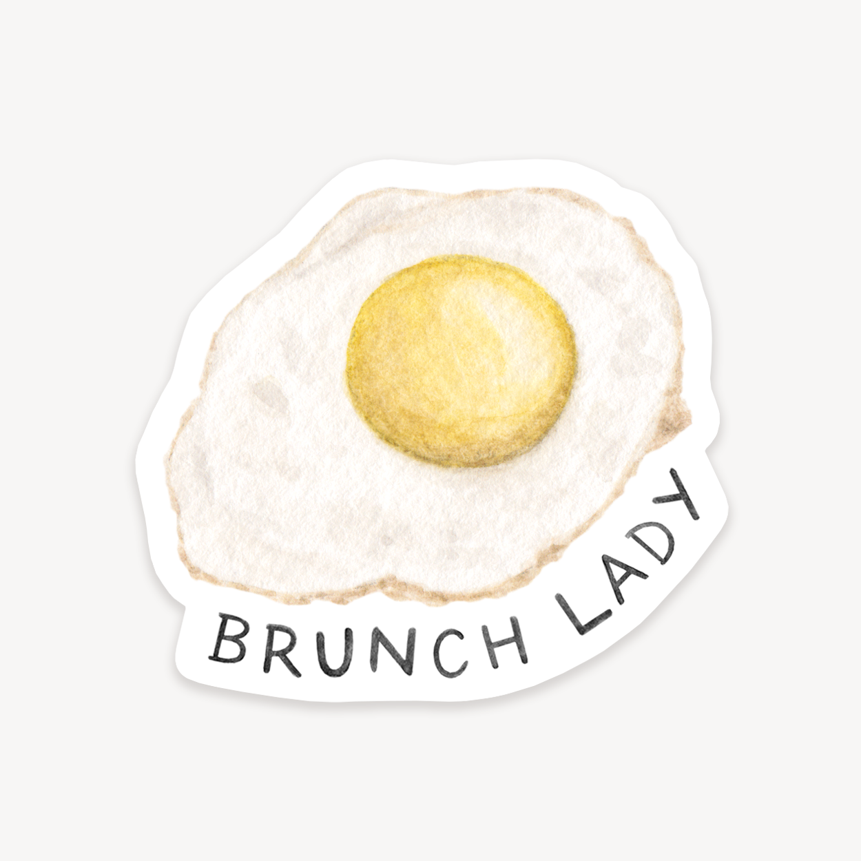 Sunday Brunch Lady Sticker