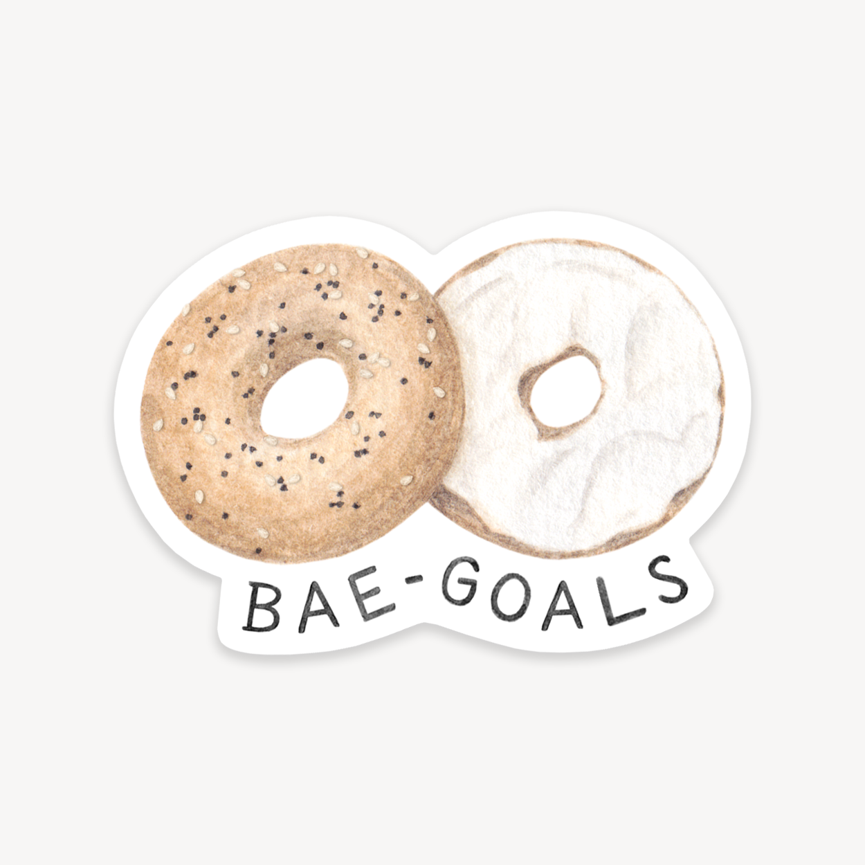 Everything Bagels Relationship Sticker