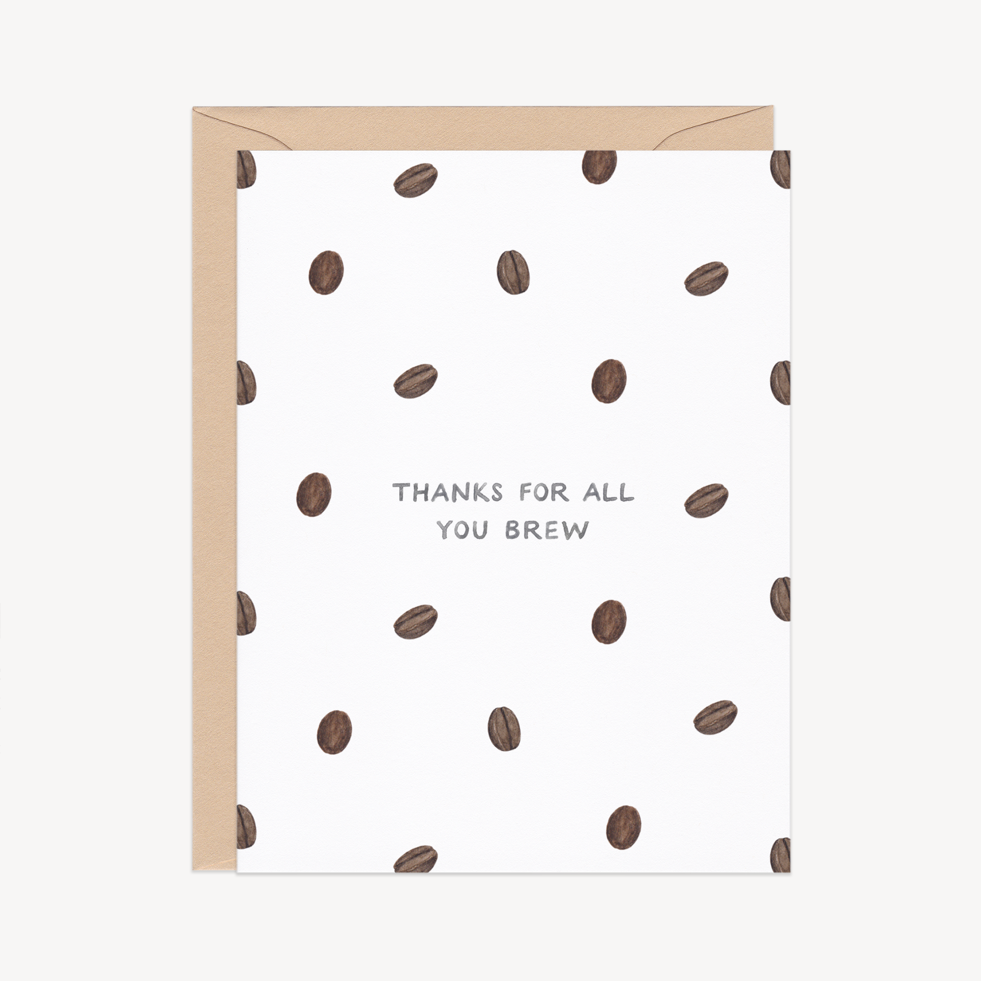 All You Brew Coffee Thanks Card
