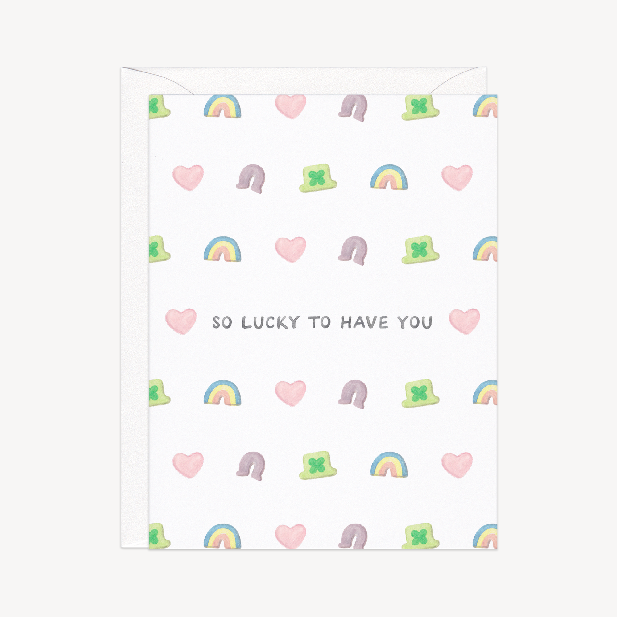 Lucky (Charms) To Have You Thanks Card