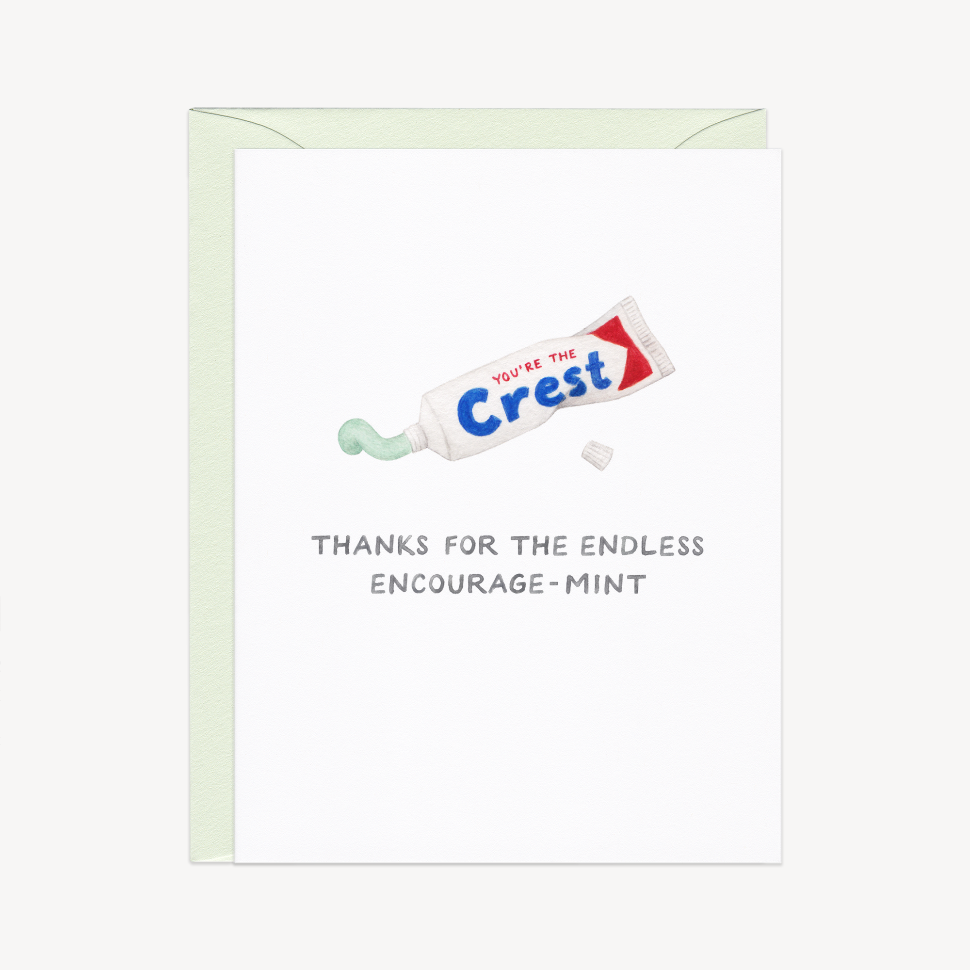 Endless Encourage-mint Thank You Card