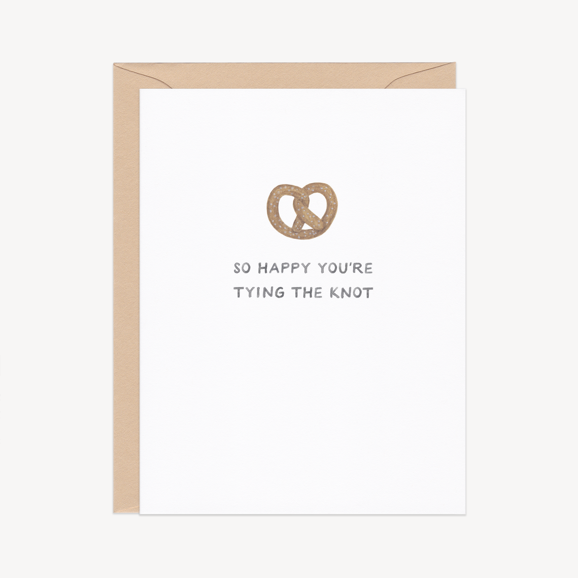 Tying The Knot Wedding Congrats Card