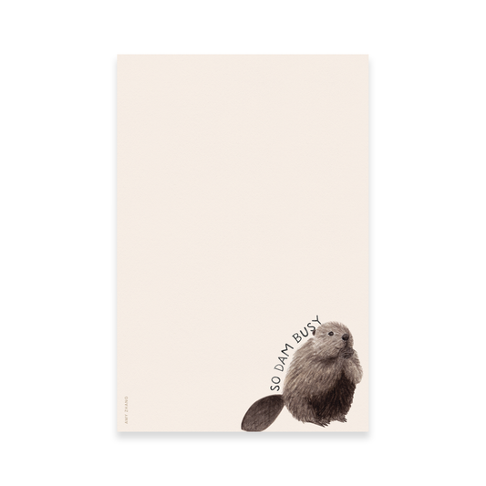 So Dam Busy Beaver Notepad